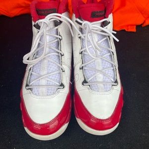 Air Jordan 9 Retro White Gym Red